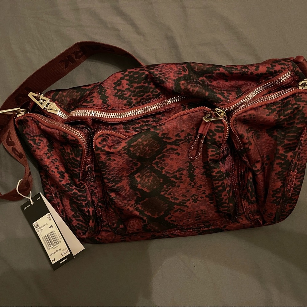 Ivy Park Adidas Snakeskin Oversized Fanny
